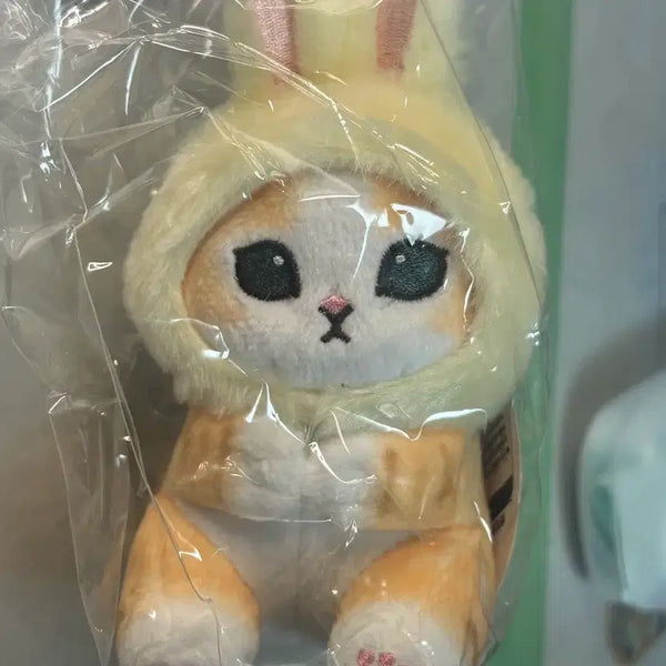 [BUNJANG] Mofoo Sand Rabbit Cat Plush Yellow (Sealed) / 모푸샌드 토끼 고양이 인형 옐로우(미개봉)