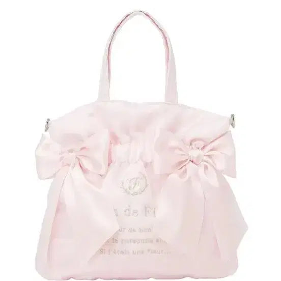 [BUNJANG] Maison de FLEUR Double Ribbon Tote Bag / 메종드플뢰르 더블 리본 토트백 가방