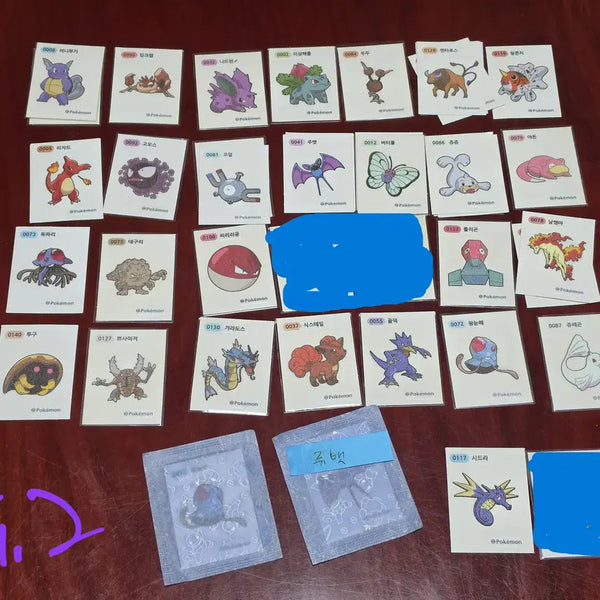 [BUNJANG] Pokemon Bread Stickers New Season 2 / 포켓몬띠부씰 뉴시즌2 개봉&미개봉 팝니다