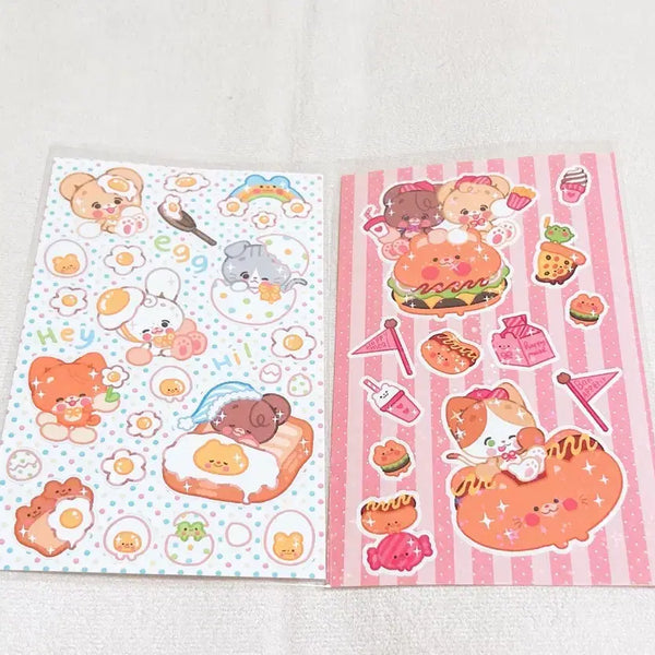 [BUNJANG] Character Sticker Bundle Set for Diary Decoration / 다꾸씰스티커 다꾸일괄 다꾸띵 다꾸처분 다꾸템 다이어리꾸미기 캐릭터스티커