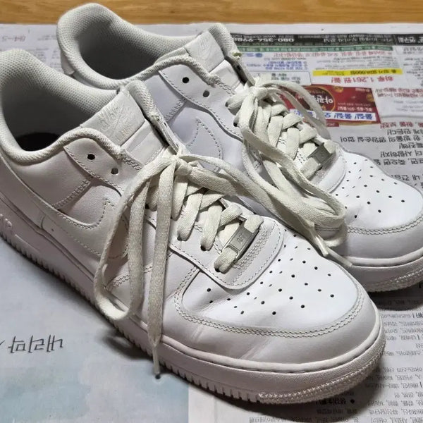 [BUNJANG] Nike Air Force 1 '07 White 290 (CW2288-111) / 에어포스1 ' 07 화이트 290 (CW2288-111)