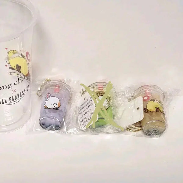 [BUNJANG] Final Fantasy XIV Gongcha Collaboration Keychain / 파이널판타지14 파판14 공차 콜라보 키링