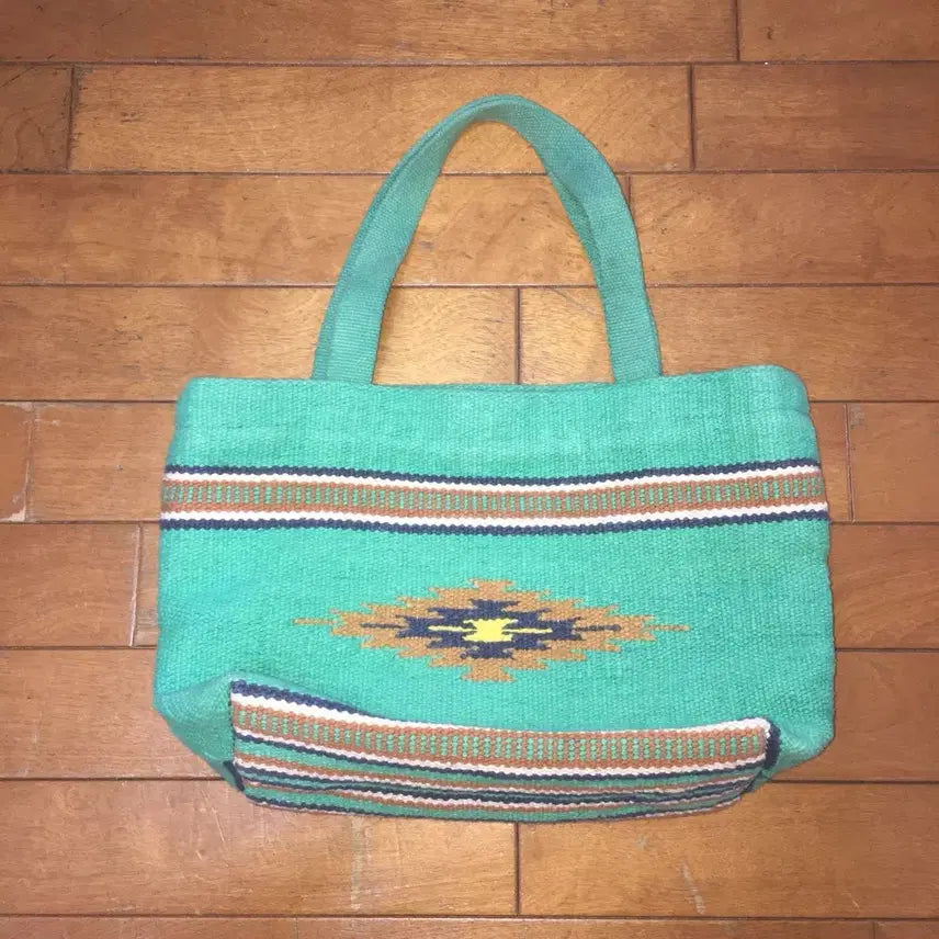 [BUNJANG] Vintage Navajo Pattern Mini Tote Bag / 빈티지 나바호 패턴 미니 토트백