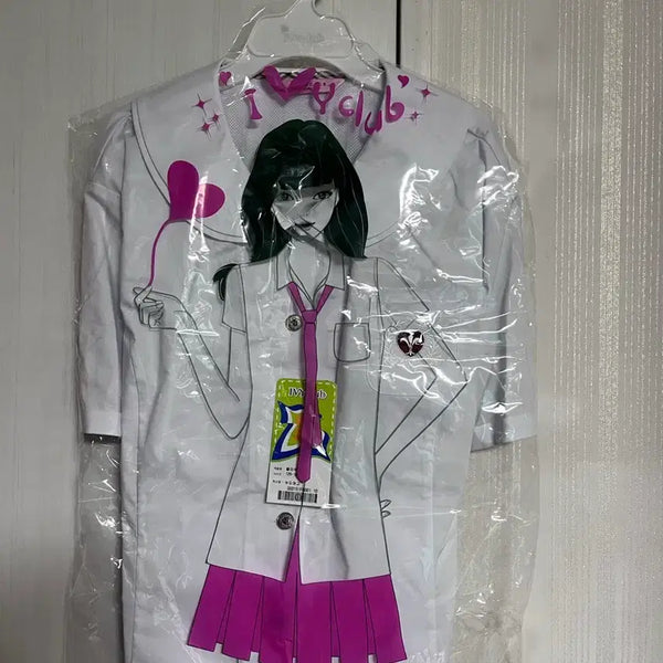 [BUNJANG] SooDo Girls' High School Summer Blouse (Size 125) / [미착용새교복] 수도여고 세라복 하복블라우스 125