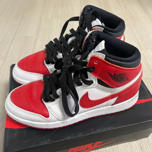 [BUNJANG] Air Jordan 1 Retro High OG Heritage (GS) 235mm (4.5Y) / (GS) 조던 1 레트로 하이 OG 헤리티지 235(4.5y)