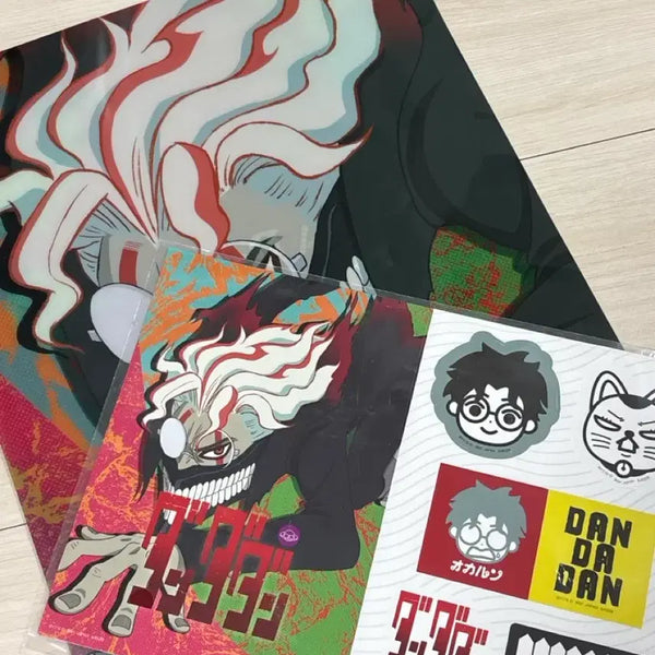 [BUNJANG] Dandadan Clear File Sticker Bundle Set / 단다단 클리어파일 스티커 일괄