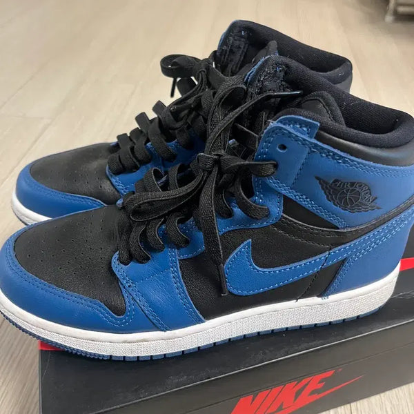 [BUNJANG] Air Jordan 1 Retro High OG Dark Marina Blue GS (4.5Y) / (GS) 조던 1 레트로 하이 OG 다크 마리나 블루235(4.5y)