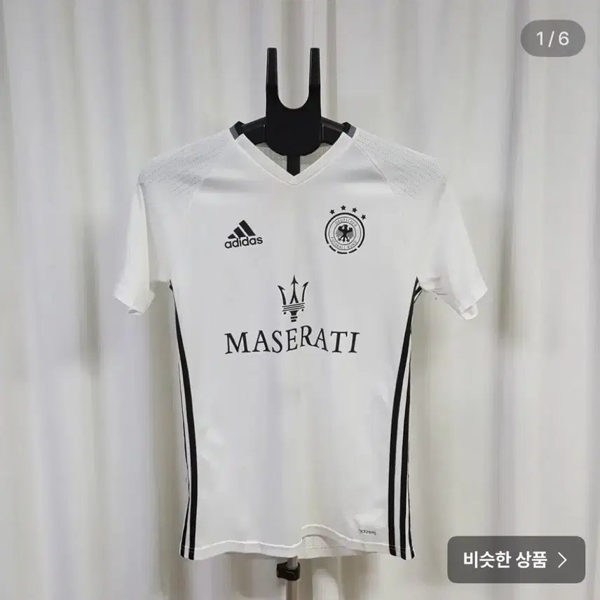 [BUNJANG] Adidas Maserati Functional Short Sleeve T-Shirt Size 95 / 아디다스 독일 마세라티 기능성 반팔 티셔츠 95
