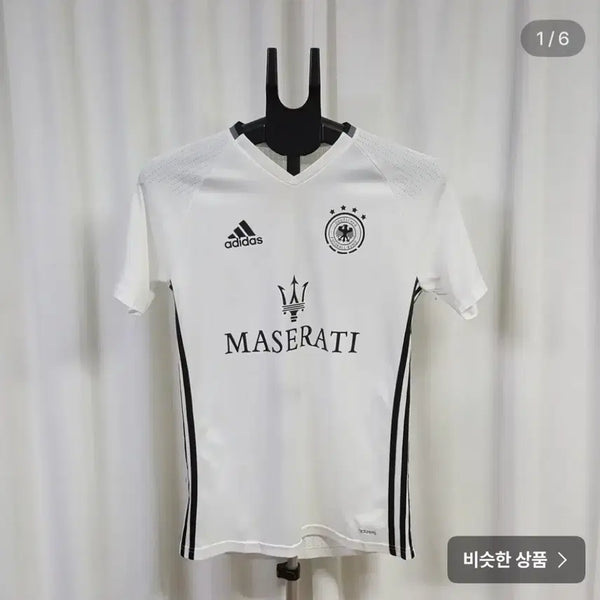 [BUNJANG] Adidas Maserati Functional Short Sleeve T-Shirt Size 95 / 아디다스 독일 마세라티 기능성 반팔 티셔츠 95