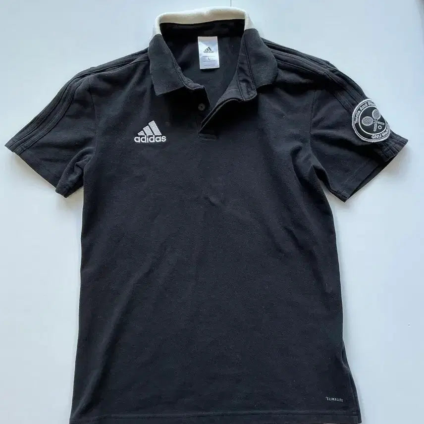 [BUNJANG] Adidas CON18 CO POLO L Black Polo T-Shirt / 아디다스 CON18 CO POLO L 블랙