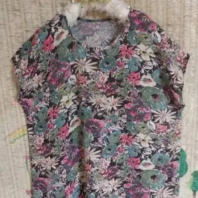 [BUNJANG] Rayon Floral Print Long Dress / 인견 플라워 프린트 원피스