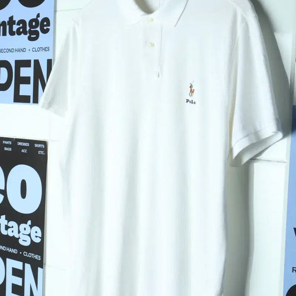 [BUNJANG] Polo Ralph Lauren Short Sleeve Collared T-Shirt / (L-2XL) 폴로 랄프로렌 반팔 카라 티셔츠 무신사 협업-7759