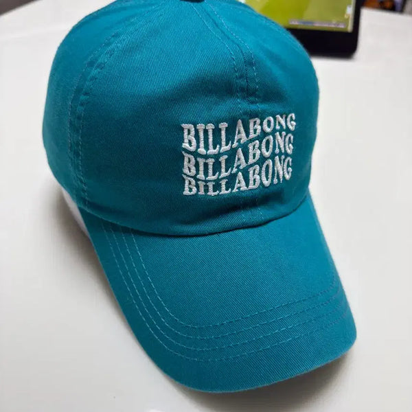 [BUNJANG] Billabong Green Cotton Stitch Detail Logo Baseball Cap / 빌라봉  볼캡 그린