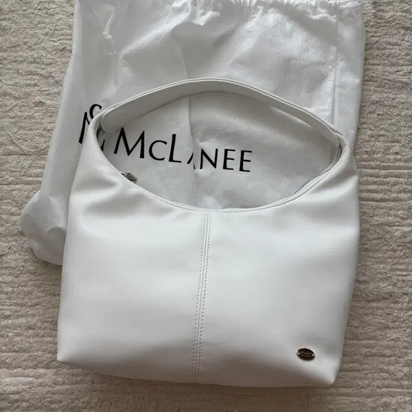 [BUNJANG] MacMaccanni Pocos Small Shoulder Bag Ivory / 한번착용) 맥끌라니 포코스몰 숄더백 아이보리