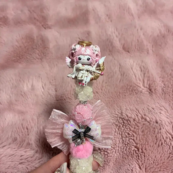 [BUNJANG] Handmade Kitty Figure Beaded Pen / 수제 키티 피규어 수제 볼펜 볼펜꾸미기 비즈 볼펜 핸드메이드 볼펜 볼꾸