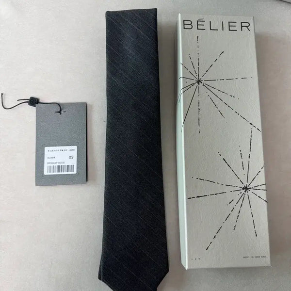 [BUNJANG] Bellier Pin Stripe Formal Tie / 벨리에 핀 스트라이프 포멀 타이