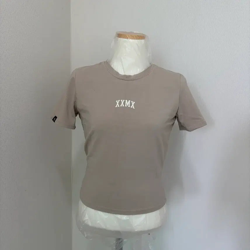 [BUNJANG] XXMX Half-Sleeve T-Shirt Beige L / 잭시믹스 XXMX 반팔 티셔츠 베이지 L