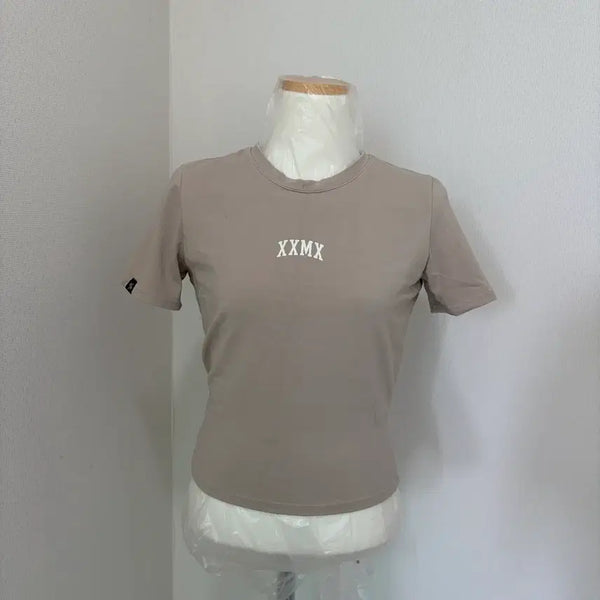 [BUNJANG] XXMX Half-Sleeve T-Shirt Beige L / 잭시믹스 XXMX 반팔 티셔츠 베이지 L