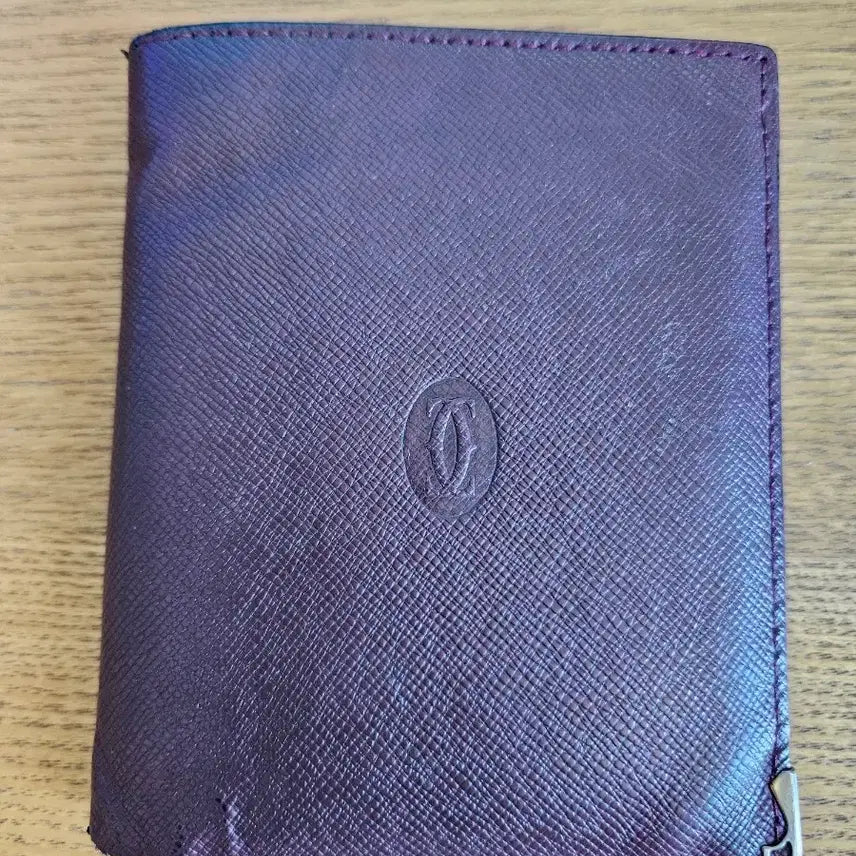 [BUNJANG] Cartier Bifold Wallet Burgundy / 까르띠에 반지갑 버건디