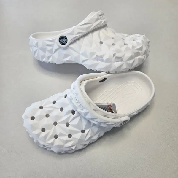 [BUNJANG] Crocs Geometric White Size 260 (US M10/W12) Brand New / 크록스 지오메트릭 화이트 260 새상품