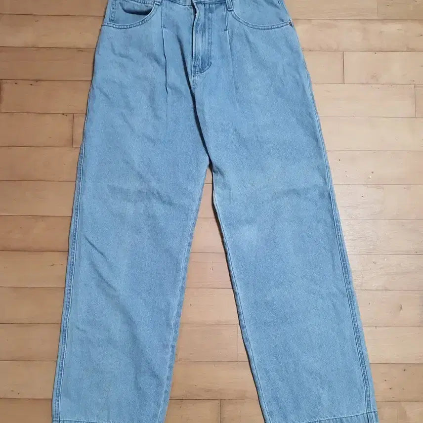 [BUNJANG] Macwoodgun Women's Semi-Wide Fit Denim Pants / 맥우드건 여성 세미 와이드핏 데님팬츠 28 청바지