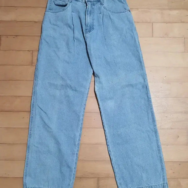 [BUNJANG] Macwoodgun Women's Semi-Wide Fit Denim Pants / 맥우드건 여성 세미 와이드핏 데님팬츠 28 청바지