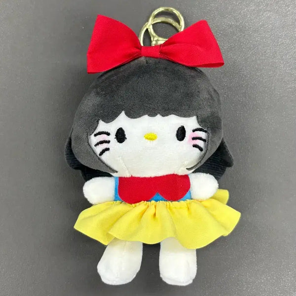 [BUNJANG] Sanrio Hello Kitty Snow White 11cm Plush Keychain / (미사용 11cm) 헬로키티 백설공주 인형 키링