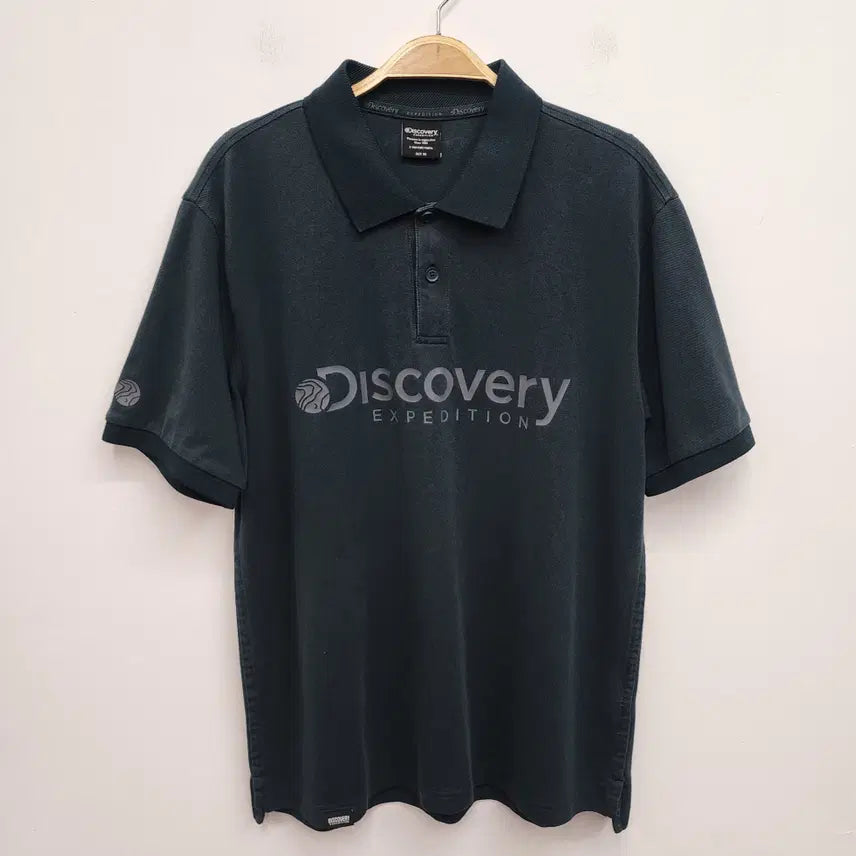 [BUNJANG] Discovery Men's T-Shirt Deep Green Size 95 / 디스커버리 남성 티셔츠 95사이즈