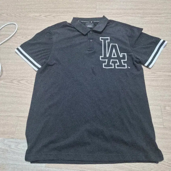 [BUNJANG] MLB LA Dodgers Short Sleeve Polo T-Shirt / MLB LA 다저스 반팔 카라 티셔츠