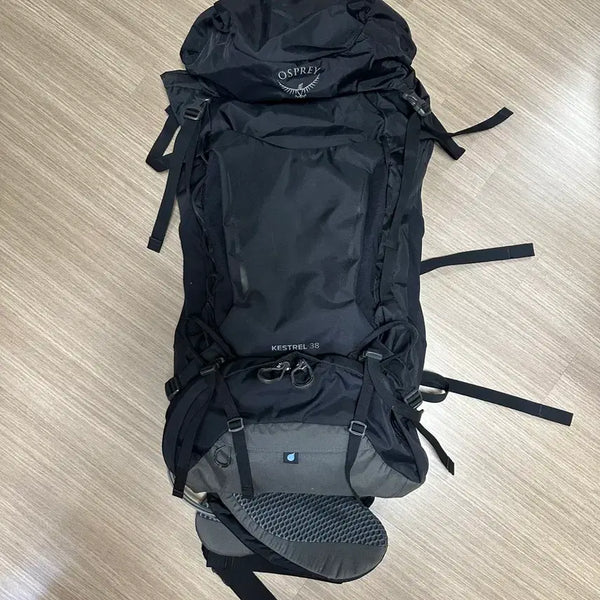 [BUNJANG] Osprey Kestrel 38 Backpack (L/XL, Black) / (출국 전 급처!!) 오스프리 케스트럴 38