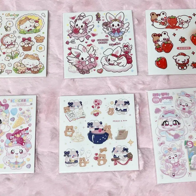 [BUNJANG] 32 Design D.I.Y. Sticker Mix Set / 포용 인스믹스32도안 공개도안