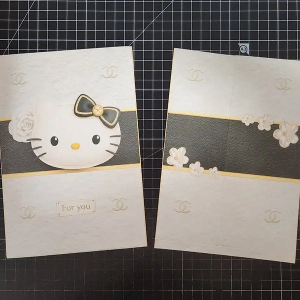 [BUNJANG] Handmade Hello Kitty White & Black Envelopes (Set of 10) / [할인 이벤트] 수봉 | #포용#판매계 헬로키티 키티 수제봉투_화이트&블랙