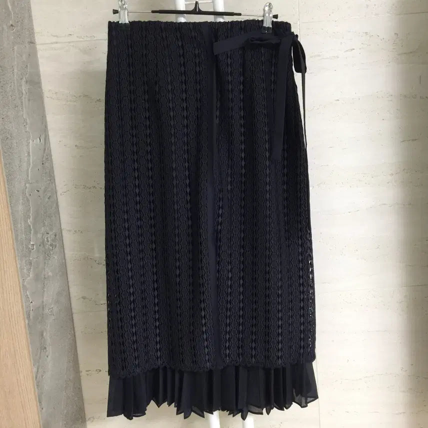 [BUNJANG] MINE Banding Lace Pleats Skirt / MINE 마인 밴딩 레이스 플리츠 스커트 64