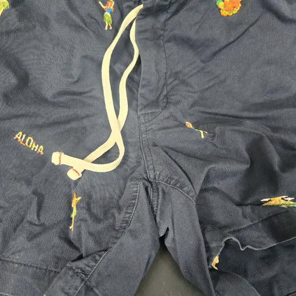 [BUNJANG] Polo Ralph Lauren Aloha Embroidered Shorts XXL / 폴로 랄프로렌 알로하 자수 숏팬츠 xxl