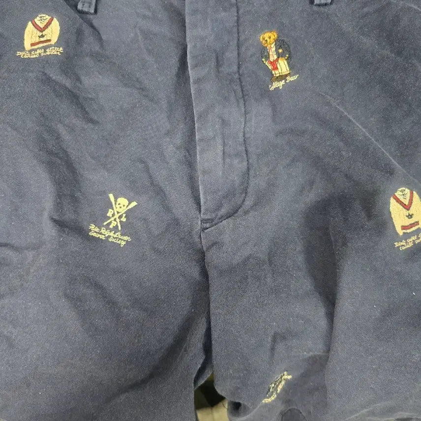 [BUNJANG] Polo Ralph Lauren Skull Embroidery Shorts XXL / 폴로 랄프로렌 해골 자수 숏팬츠 xxl