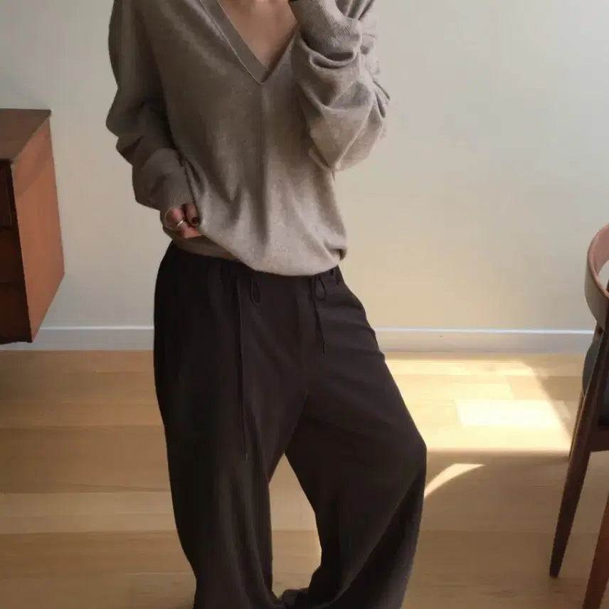 [BUNJANG] Arud Comfort Pants Brown / 아루드 컴포트 팬츠