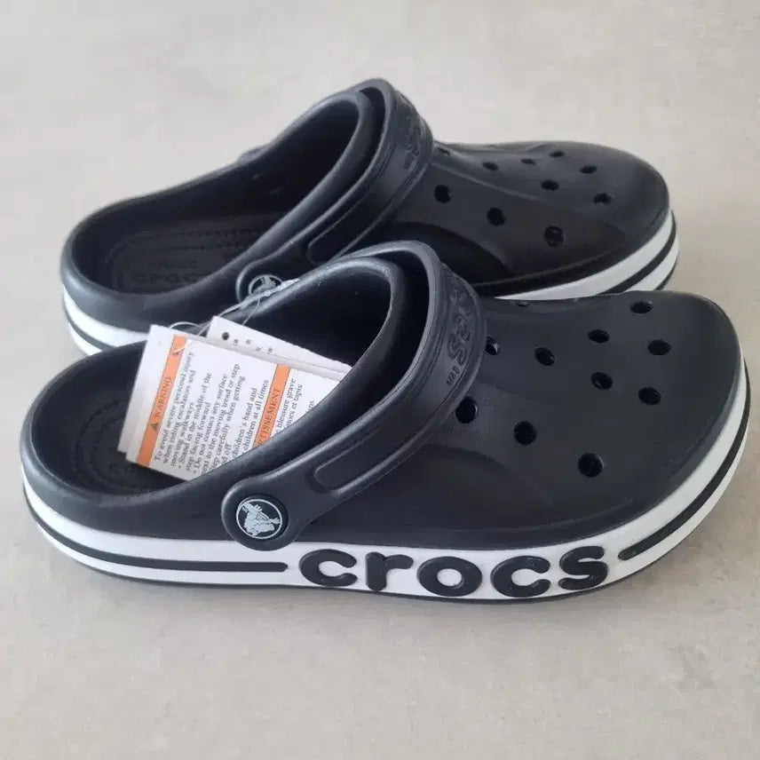 [BUNJANG] Crocs Baya Band Clog Black / 크록스 바야 밴드 클로그 블랙 270