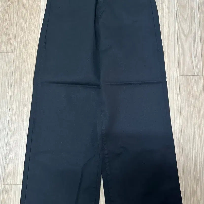 [BUNJANG] Black High-Waisted Wide Leg Pants / (새상품) 블랙 와이드 바지