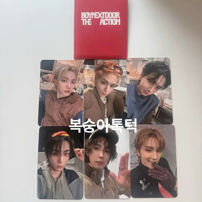 [BUNJANG] BoyNextDoor The 1st Album 'ON', Official Photocard / 보넥도 디액션 공방포카 양도합니다 할리우드액션 보이넥스트도어