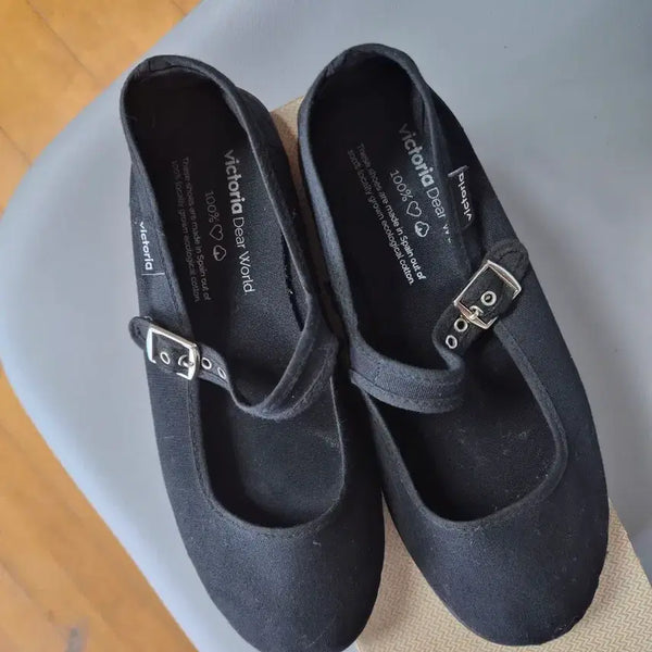 [BUNJANG] Victoria Mary Jane Shoes Black / 빅토리아 메리제인 235