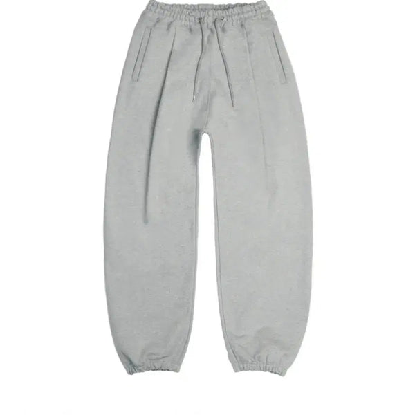 [BUNJANG] Lockerd 21oz Single Pleat Jogger Pants - Grey, M / 로커드 21온즈 원턱 조거 팬츠 그레이 m