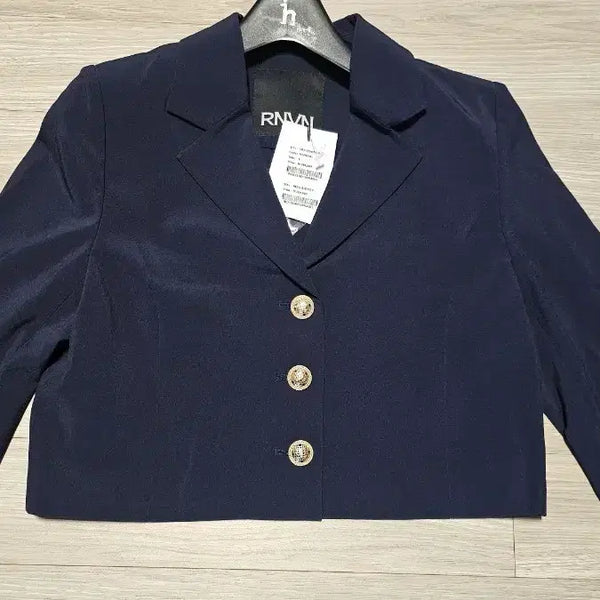 [BUNJANG] RNVN (Renivon) Navy Cropped Jacket (New) / (새제품)RNVN 레니본 네이비 크롭 자켓