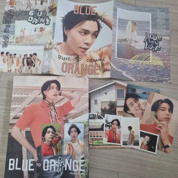 [BUNJANG] NCT 127 Johnny Blue to Orange Photobook Full Set / NCT 쟈니 Blue to Orange 포토북 풀세트