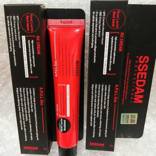 [BUNJANG] Ssedam Real Lacto Red Label Apple Exosome RX Elasticity, Youth Cream 40g / 쎄담 리얼락토 레드라벨 애플엑소좀 RX탄력,동안크림 40g