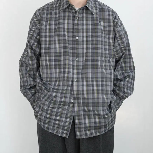 [BUNJANG] Freshservice Madras Check Shirt Grey L / freshservice 프레쉬서비스 마드라스셔츠 grey L