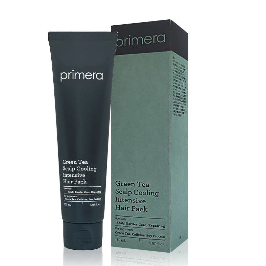 [BUNJANG] Primera Green Tea Scalp Cooling Intensive Hair Pack 150ml / [새메품] 프리메라 그린티 스칼프 쿨링 인텐시브 헤어팩 150ML