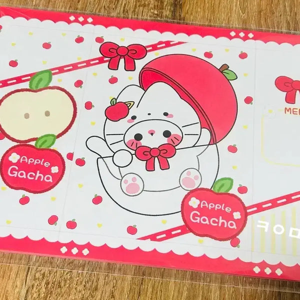 [BUNJANG] Mokko Apple B5 Wrapping Paper / 포용 B5 모꼬 사과 가챠볼 랩핑지