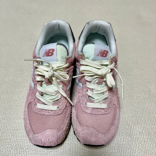 [BUNJANG] New Balance 574 Mellow Pink Sneakers / 뉴발란스 574 멜로우 핑크 240