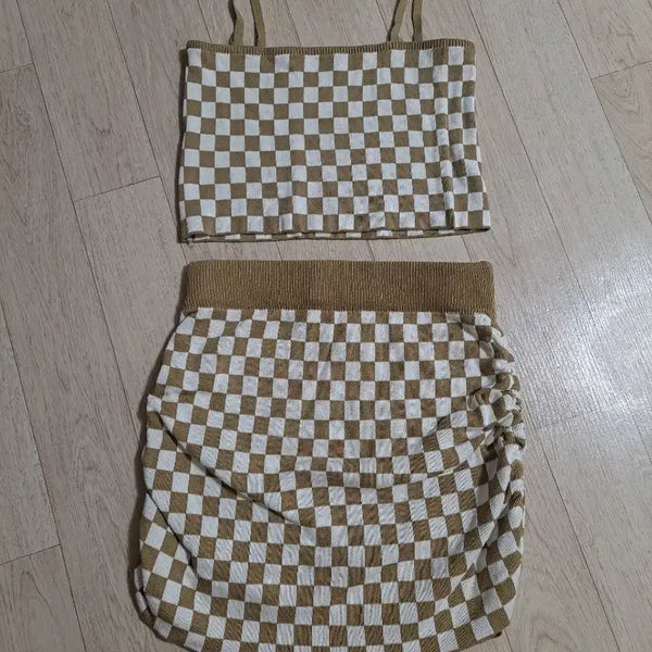 [BUNJANG] Two-Piece Knit Set / 투피스