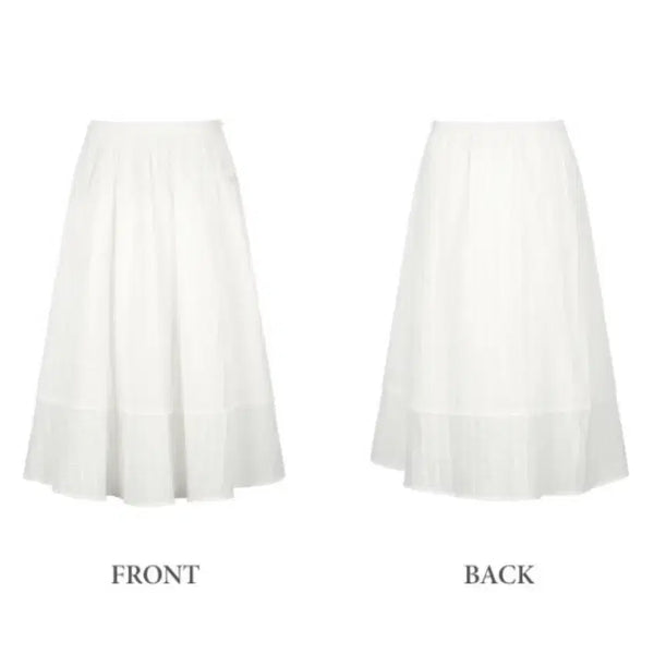 [BUNJANG] Depound Shearing Flare Midi Skirt / 드파운드 시어링 플레어 미디 스커트 - 스몰